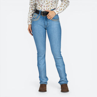 Jeans Rodeo Stretch Claro Dama