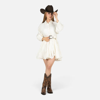 Vestido Rock & Roll Denim Natural Dama