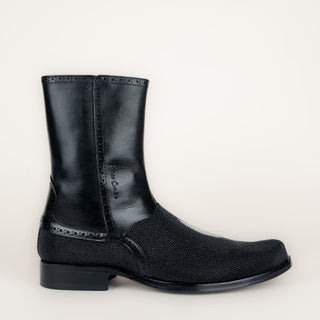 Bota Franco Cuadra Mantarraya Ternera Inca Black Caballero