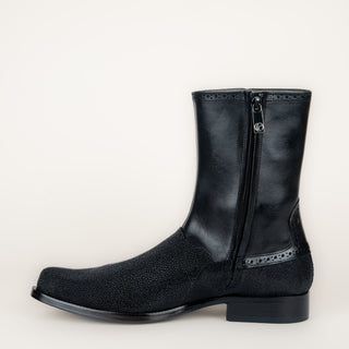 Bota Franco Cuadra Mantarraya Ternera Inca Black Caballero