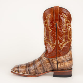 Bota Coyote Ranch Ojinaga Grabado Alligator Arena Caballero