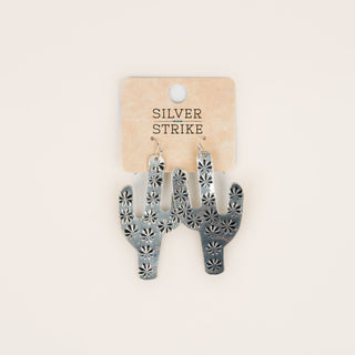 Aretes Silver Strike Cactus