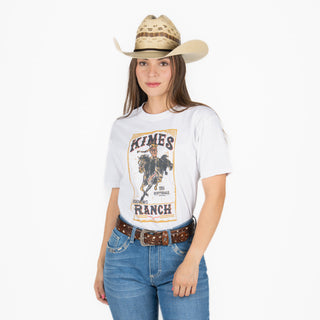 Blusa Kimes Ranch Rodeo Days White Dama