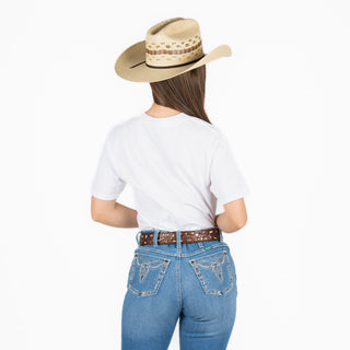 Blusa Kimes Ranch Rodeo Days White Dama