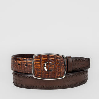 Cinturón Cuadra Fuscus Belly Baltico Café Caballero