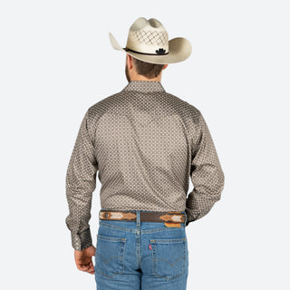 Camisa Rodeo Aztec Café Caballero