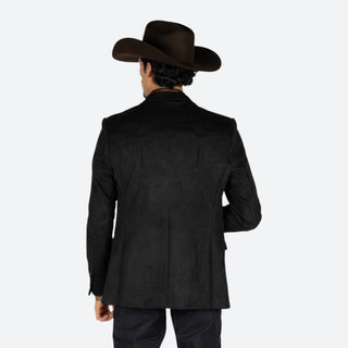 Saco Vaquero Platini Gamuza Negro Caballero