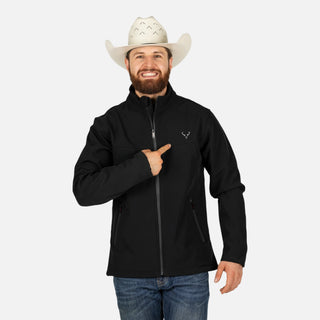 Chamarra McAllen Black Caballero