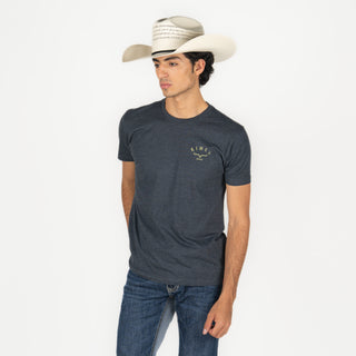 Playera Kimes Ranch Cut Through Charcoal Caballero
