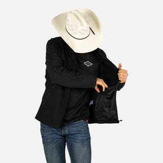 Chamarra McAllen Black Caballero