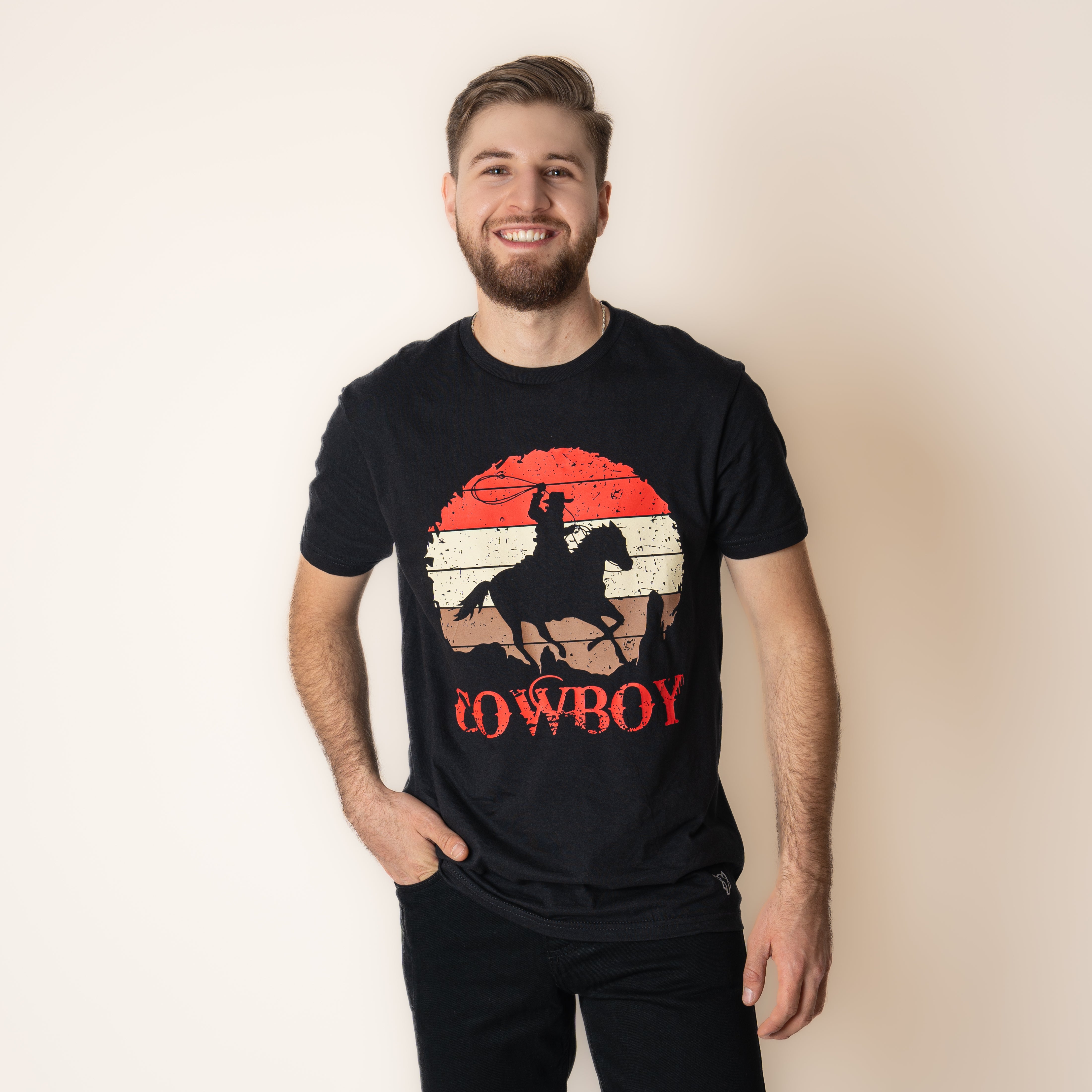 Playera Coyote Ranch Cowboy Caballero