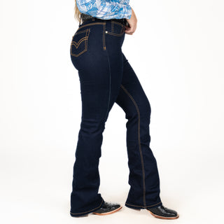 Jeans Rodeo West D601 Azul Dama
