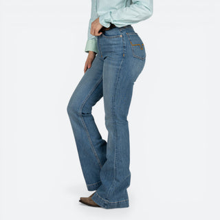 Jeans Kimes Ranch Jennifer Mid Wash Dama