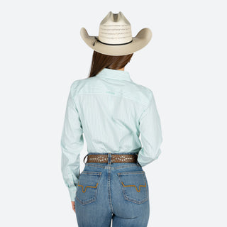 Camisa Ariat kirby Holiday Stripe Dama