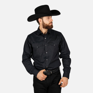 Camisa Ariat Everything Black Caballero