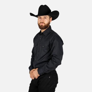 Camisa Ariat Everything Black Caballero