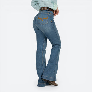 Jeans Kimes Ranch Jennifer Mid Wash Dama