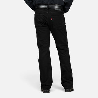 Jeans Levis 527 Slim Boot Cut Black Caballero