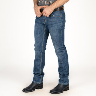 Jeans Rock & Roll Denim Riffle Skinny Medium Vintage Caballero