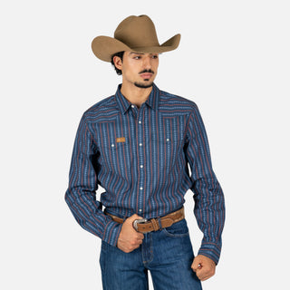 Camisa Kimes Ranch ZT Solano Dark Blue Caballero