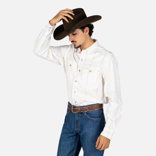 Camisa Kimes Ranch Mitch Natural Caballero