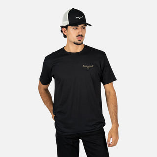 Playera Kimes Ranch Camo Back Black Caballero