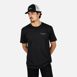 Playera Kimes Ranch Camo Back Black Caballero