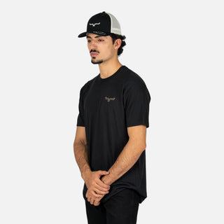Playera Kimes Ranch Camo Back Black Caballero
