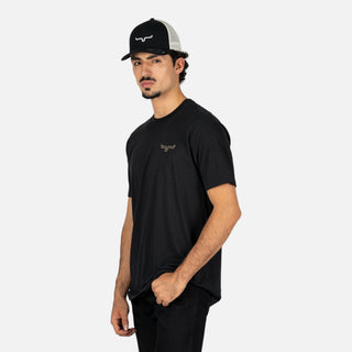 Playera Kimes Ranch Camo Back Black Caballero