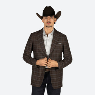 Saco Vaquero Rock & Roll Denim Dark Brown Caballero