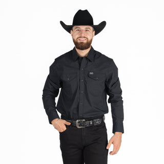 Camisa Kimes Ranch Blackout Black Caballero