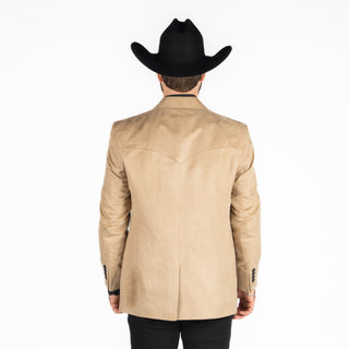 Saco Vaquero Old West Gamuza Tabaco Caballero