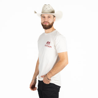 Playera Stetson Beige Caballero
