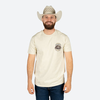Playera Platini Cowboy Beige Caballero