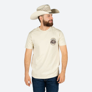 Playera Platini Cowboy Beige Caballero