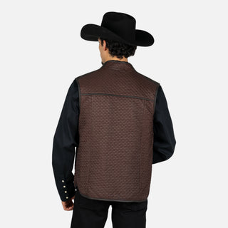 Chaleco Cuadra Borrego Mtna Grey Doblevista Caballero