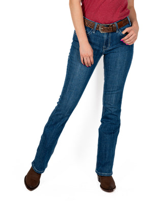 Jeans Rock & Roll Denim Raised EMB Ridng Dama