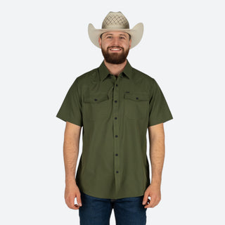 Camisa Barabas Army Green Caballero