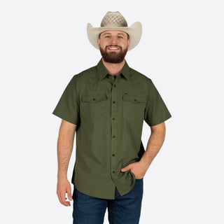 Camisa Barabas Army Green Caballero