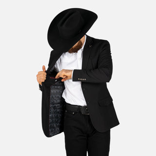 Saco Vaquero McAllen Sonorense Black Caballero