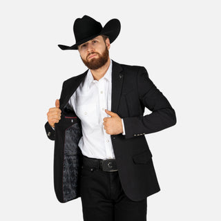 Saco Vaquero McAllen Sonorense Black Caballero