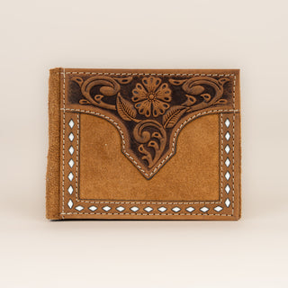 Billetera Nocona Piel Cincelado Caballero