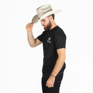 Playera Stetson Black Caballero