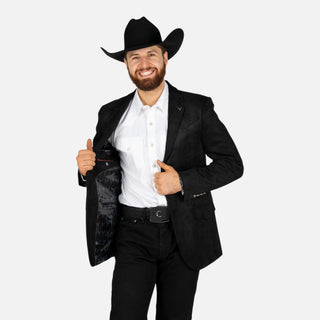 Saco Vaquero McAllen Cowboy Black Caballero