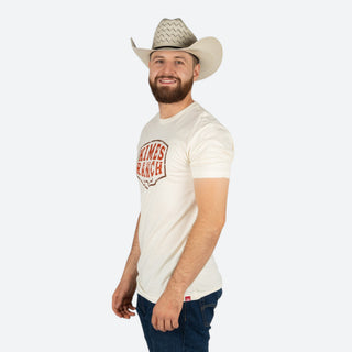 Playera Kimes Ranch Wood Block Natural Caballero