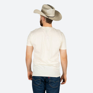 Playera Kimes Ranch Wood Block Natural Caballero