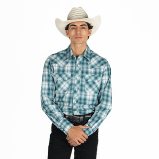 Camisa Wrangler Retro Verde Caballero