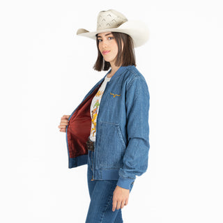 Chamarra Kimes Ranch Marinos Bomber Indigo Dama