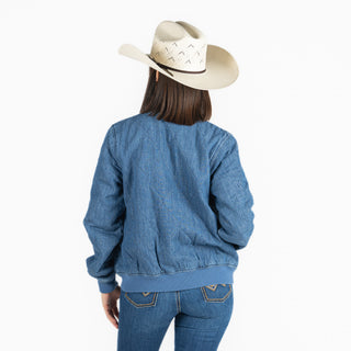 Chamarra Kimes Ranch Marinos Bomber Indigo Dama