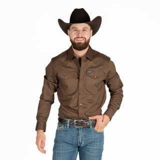 Camisa Kimes Ranch Blackout Brown Caballero